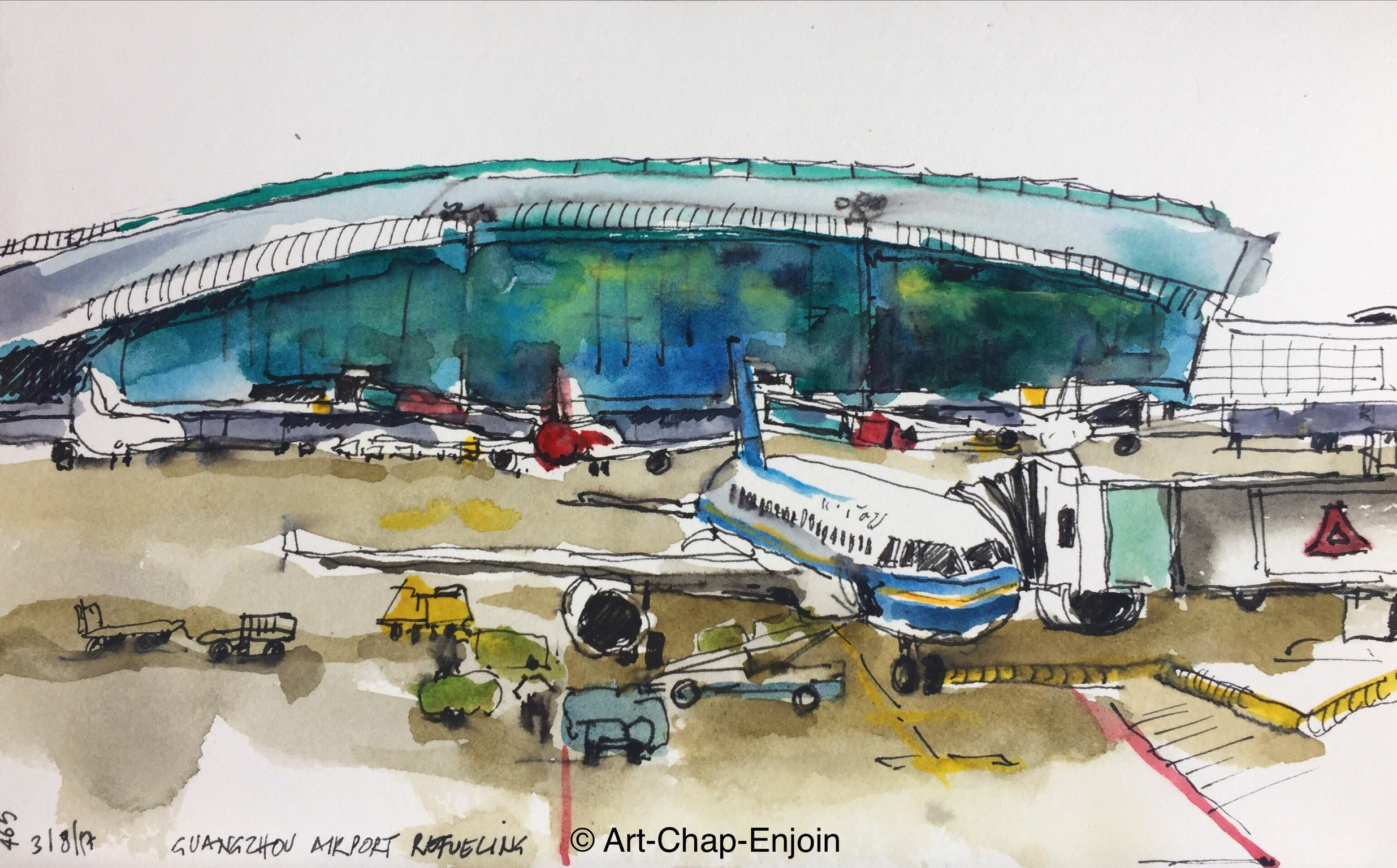 ACE.465-guangzhou airport refuelling 170803-2-wm